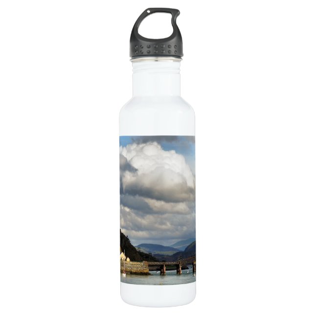 VIEWS OF WALES 710 ML WATER BOTTLE (Front)