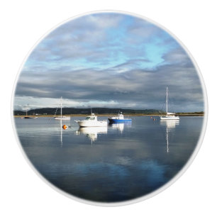 VIEWS OF WALES CERAMIC KNOB