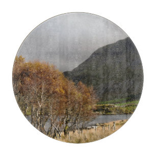 VIEWS OF WALES CUTTING BOARD