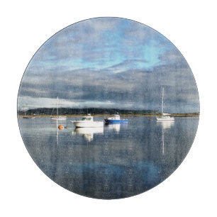 VIEWS OF WALES CUTTING BOARD