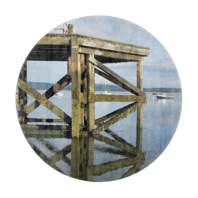 VIEWS OF WALES CUTTING BOARD (Front)