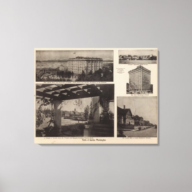 Views, Seattle Canvas Print (Front)