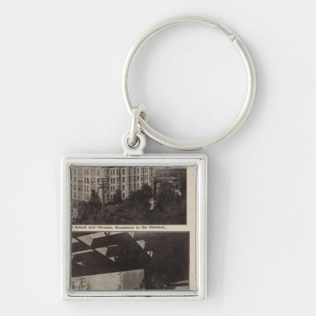 Views, Seattle Key Ring (Front)