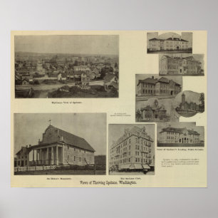 Views, Spokane, Wash Poster