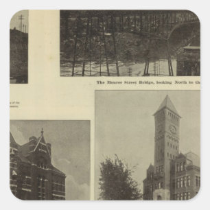 Views, Spokane's prosperity Square Sticker