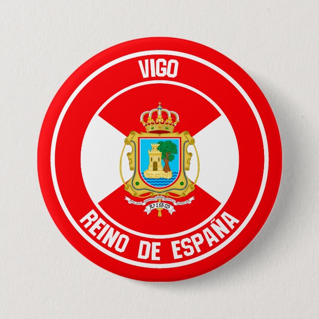 Vigo Round Emblem 7.5 Cm Round Badge (Front)