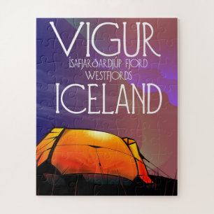 Vigur Ísafjarðardjúp fjord in Westfjords Iceland Jigsaw Puzzle