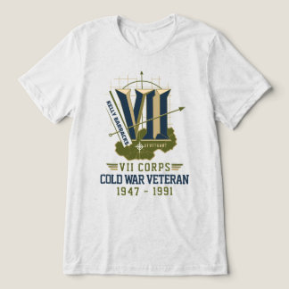 VII Corps Cold War Veteran Kelley Barracks Tri-Blend Shirt