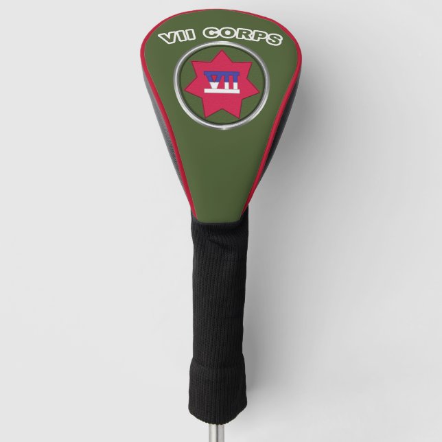 VII Corps Veteran  Golf Head Cover (Front)