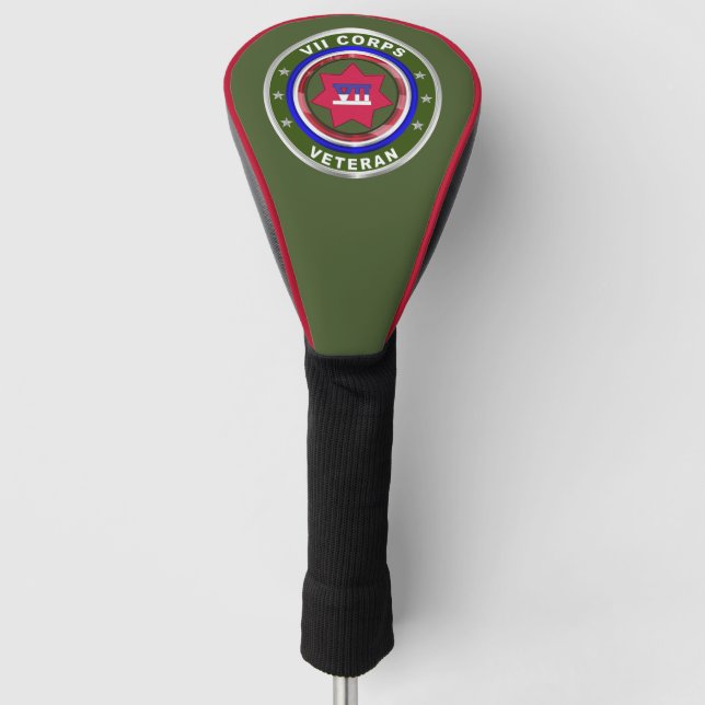 VII Corps Veteran Golf Head Cover (Front)