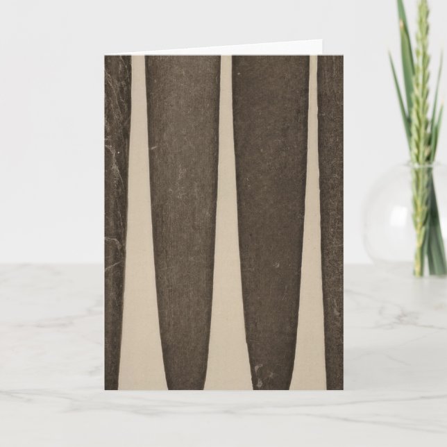 VII Stone pipes, So Calif Card (Front)