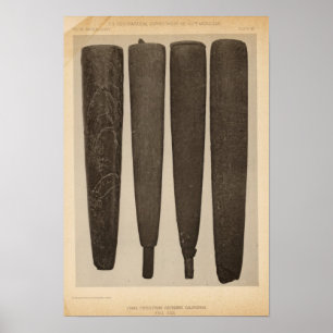 VII Stone pipes, So Calif Poster