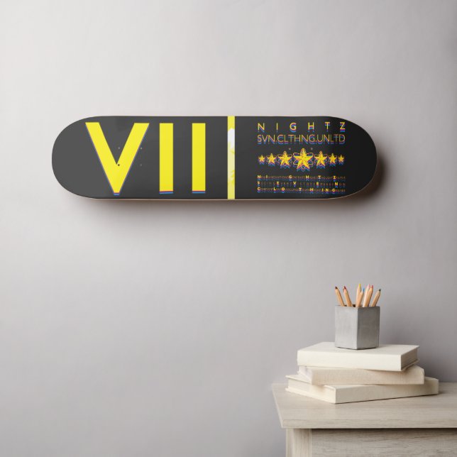VII Tech Skateboard (Wall Art (Horz))