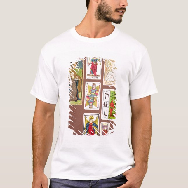 VIII Justice, seven tarot cards T-Shirt (Front)