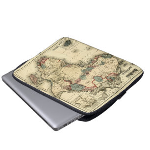 Viintage 1874 Map of Africa Antique African Print Laptop Sleeve