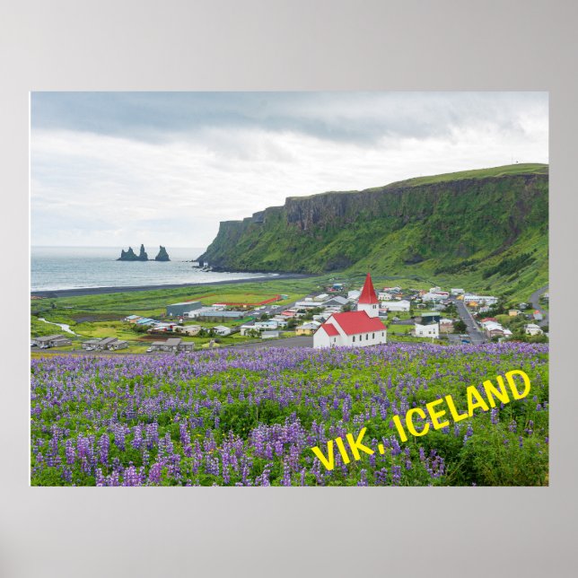 VIK, ICELAND  POSTER (Front)
