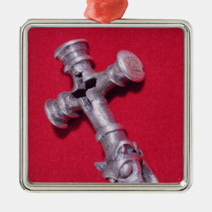Viking amulet in the shape of a cross metal tree decoration