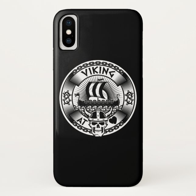 Viking at Heart Case-Mate iPhone Case (Back)