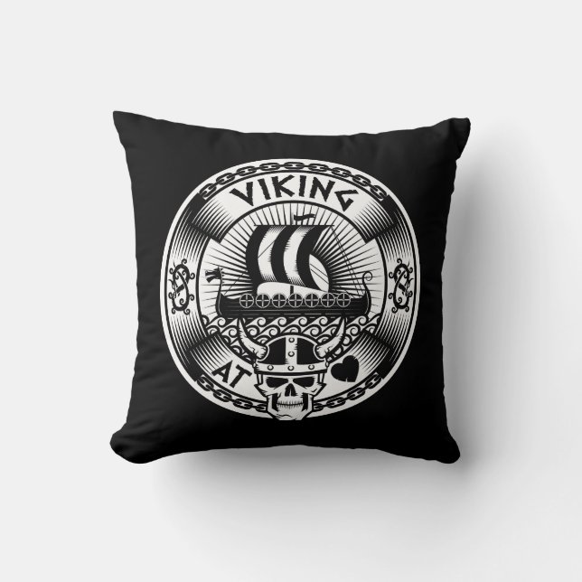 Viking at Heart Cushion (Front)