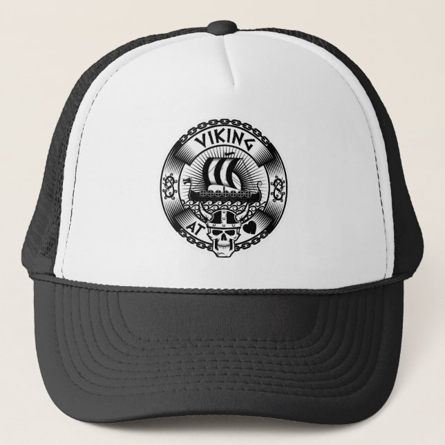 Viking at Heart Trucker Hat (Front)