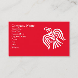 Viking Banner Raven Symbol Business Card