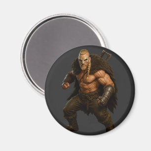 Viking Barbarian Hero Magnet