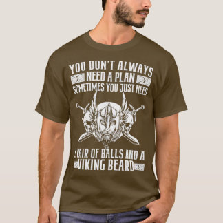 Viking Beard And Balls T-Shirt