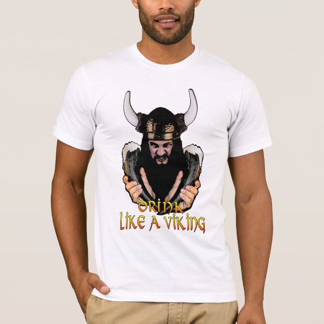 Viking Beer Drinker Shirt (Front)