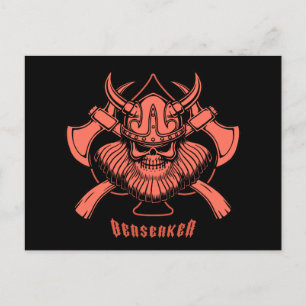 Viking Berserker Postcard