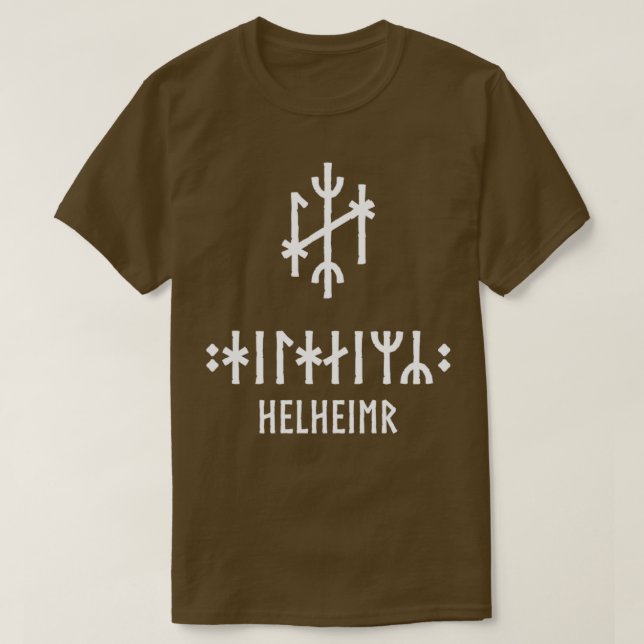 Viking Bind Rune Helheim T-Shirt (Design Front)