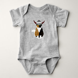 Viking Cat Baby Bodysuit