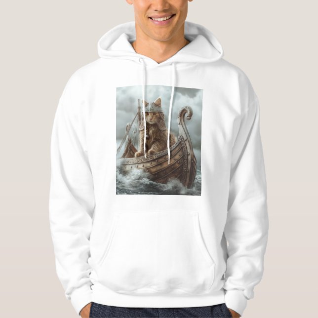 Viking Cat Hoodie (Front)