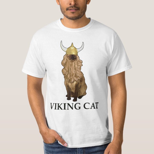 Viking Cat T-Shirt (Front)