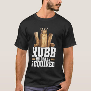Viking Chess King Kubb Player Yard Game Set Viking T-Shirt