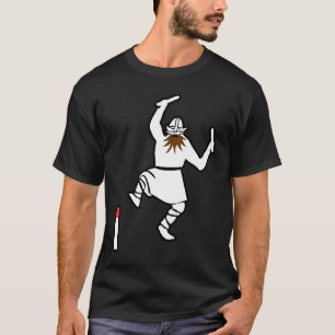 Viking chess  Viking attack the Kubb king on T-Shirt
