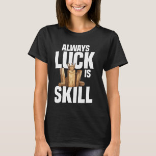 Viking Chess Yard Game Kubb Lawn Game Set Legend K T-Shirt