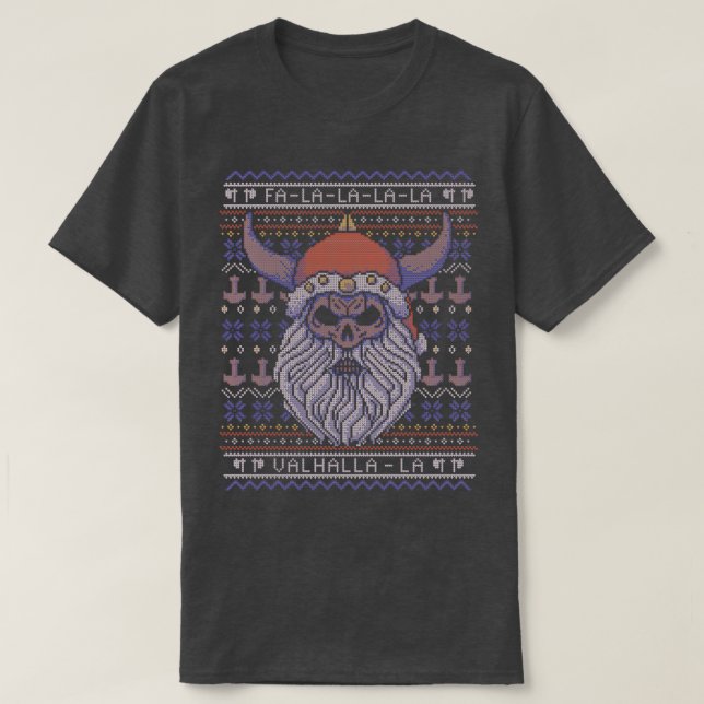 Viking Christmas  T-Shirt (Design Front)