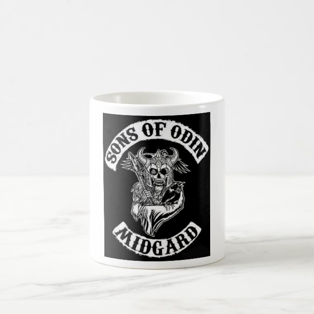 Viking Classic White Coffee Mug (Center)