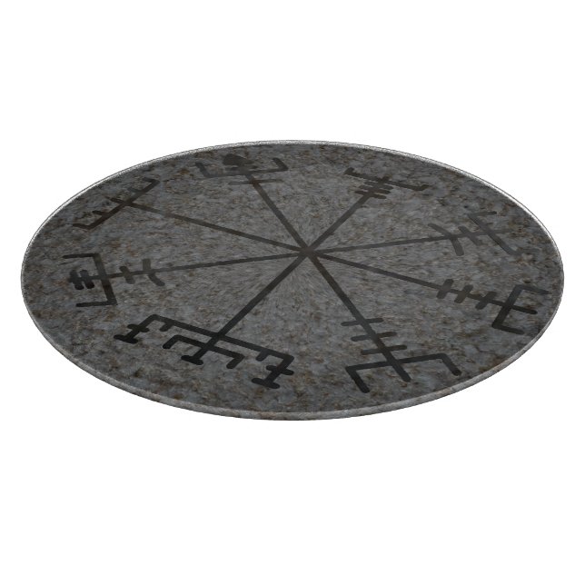 Viking Compass Glas cutting board (Corner)
