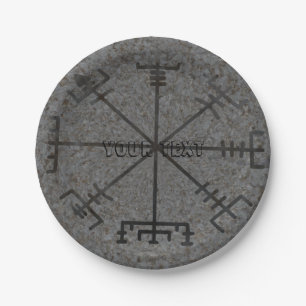 Viking Compass Paper Plate