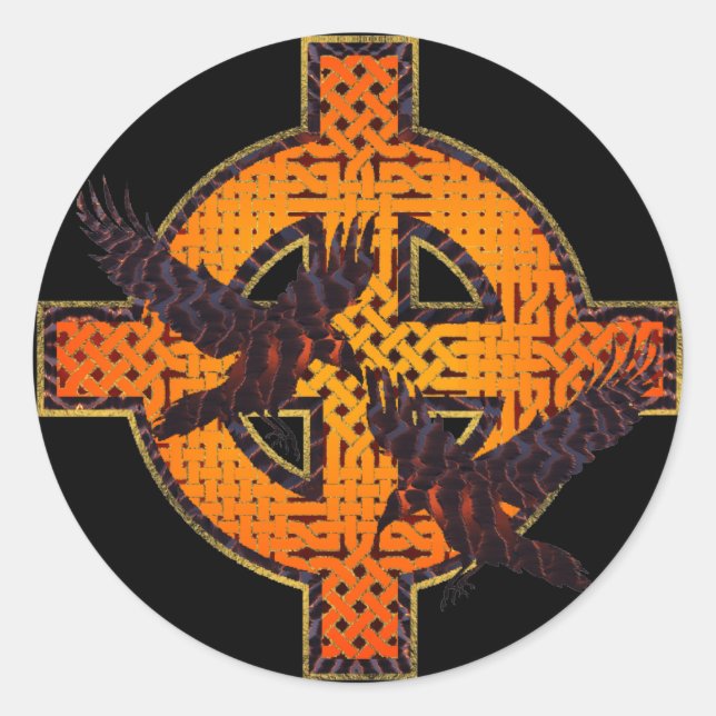 Viking Cross Sticker (Front)