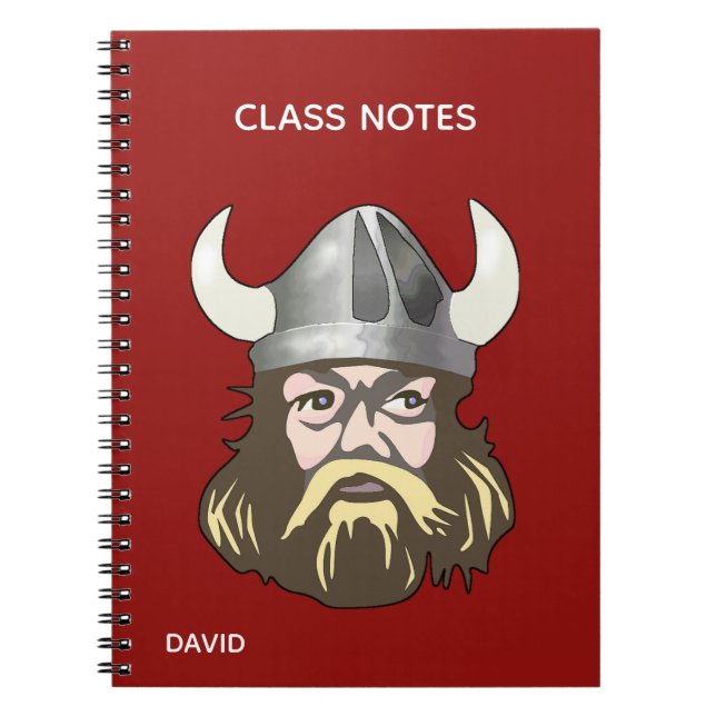 Viking Custom School Notebook (Front)