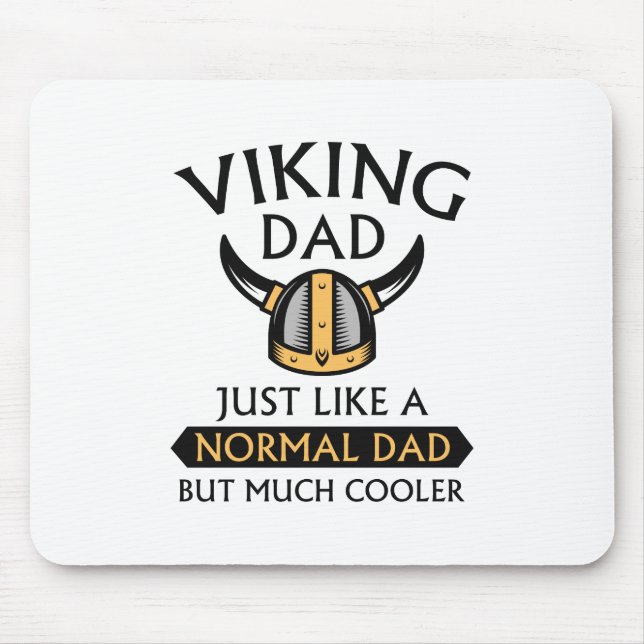 Viking Dad Mouse Pad (Front)