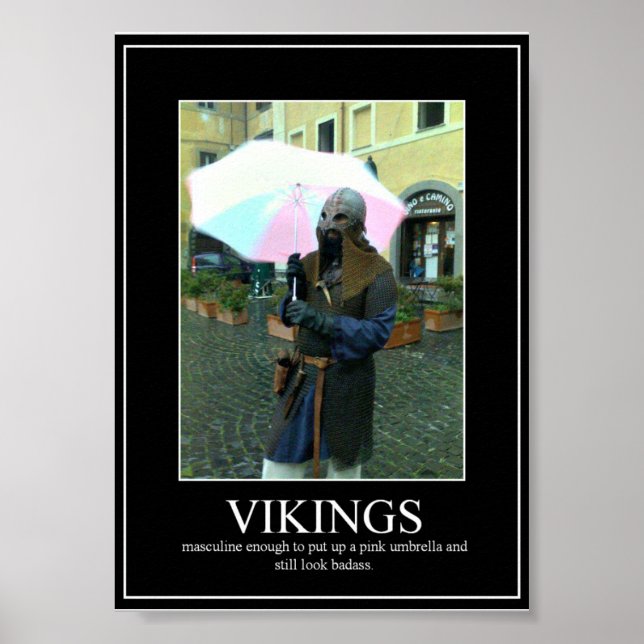 Viking De Motivational Poster (Front)