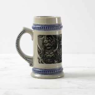 Viking design beer stein
