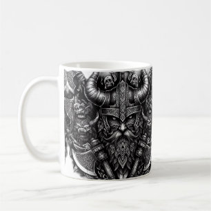Viking design coffee mug