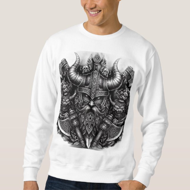 Viking design sweatshirt (Front)