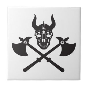 Viking emblem tile