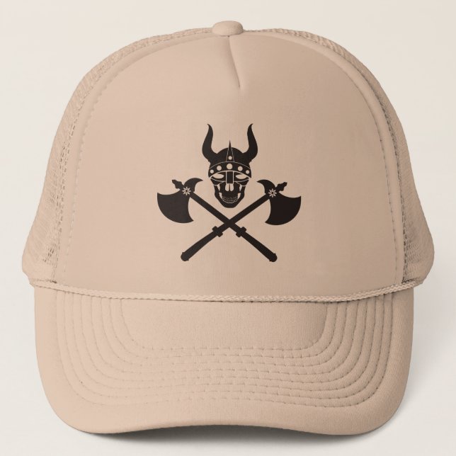Viking emblem trucker hat (Front)