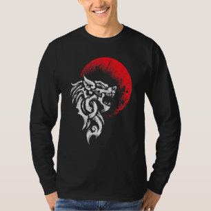 Viking Fenrir Monstrous Wolf Norse Mythology Rag T-Shirt